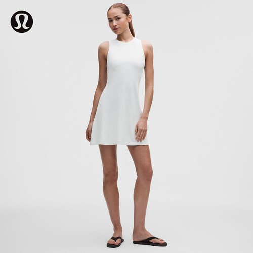 Rulu 女士飘逸裙摆短款连衣裙丨lululemon丨LW1GLIS