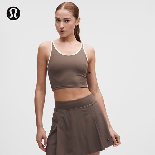 Scoop-Neck 女士网球低圆领后侧开口背心丨lululemon丨LW1FVHS