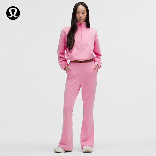 Brushed Softstreme 女士拉绒中腰喇叭裤丨lululemon丨LW5IMOA