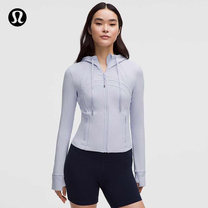 Define 女士短款连帽夹克 *Nulu™ 芯吸丨lululemon丨LW3IYVS图片