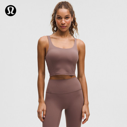 Align™ 女士扭结肩带短款运动背心 芯吸丨lululemon丨LW1FUVS