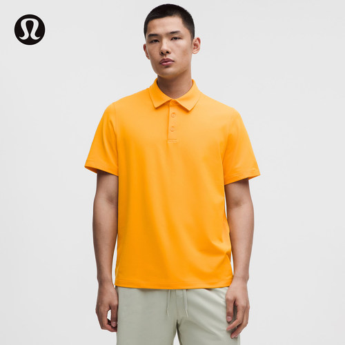 Mesh Soft Jersey男士网面针织短袖POLO芯吸丨lululemon丨LM3H61S