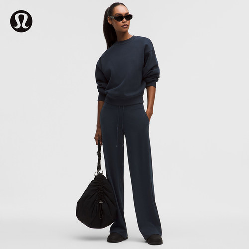 Groove 女士高腰阔腿裤 *常规版型丨lululemon丨LW5INBS