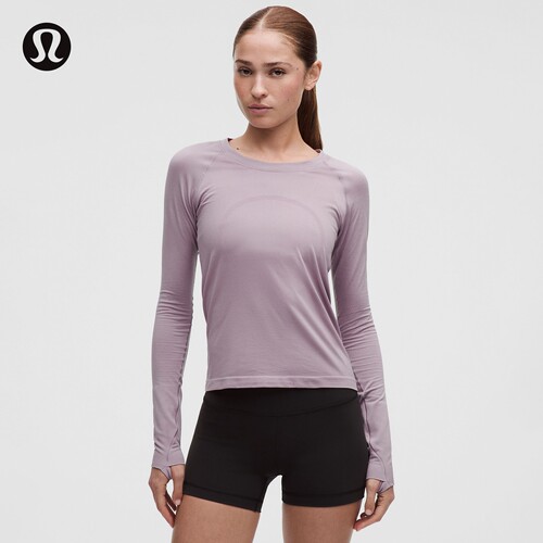 Swiftly™ Tech 女士运动长袖 T 恤2.0*Race丨lululemon丨LW3DOBS