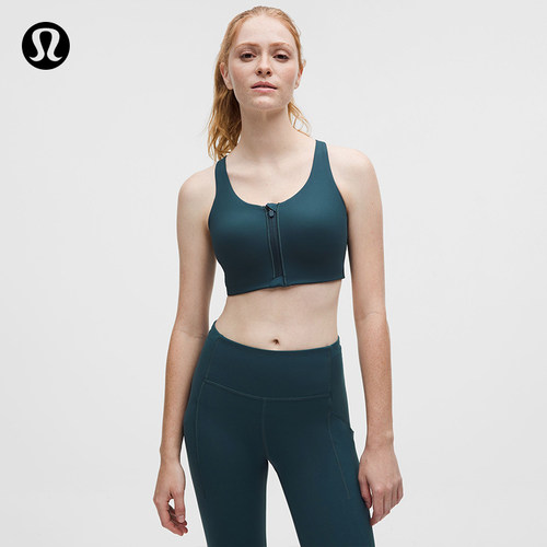 Energy女士高度支撑前拉链运动内衣丨lululemon丨LW2DQ5S