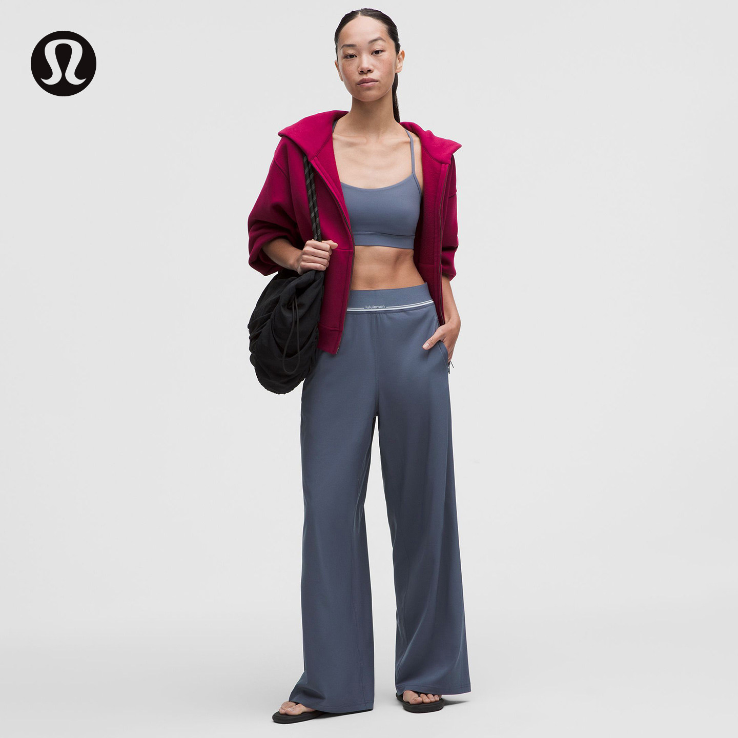 Swift 女士阔腿裤 *徽标 速干芯吸*亚洲版型丨lululemon丨LW5IDAA图片