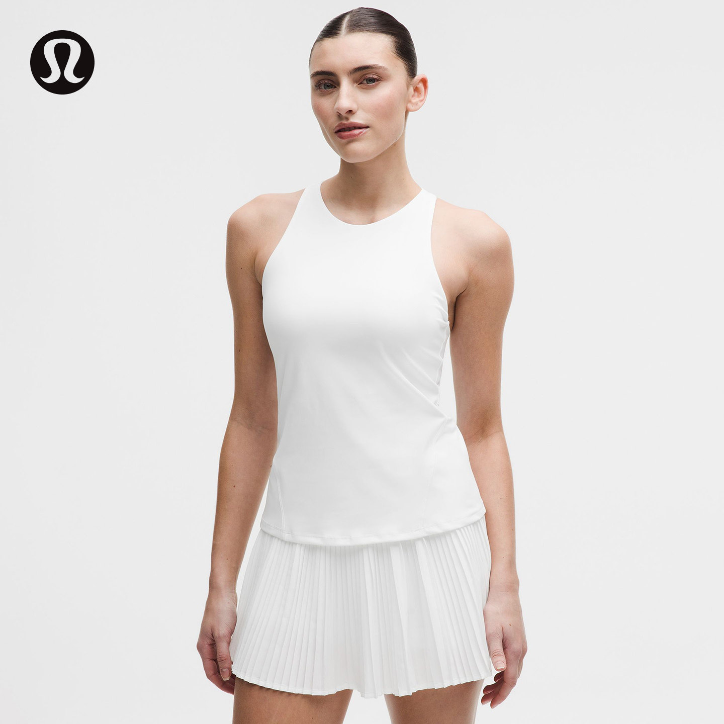 Racerback女士网球高领口工字背心 速干芯吸丨lululemon丨LW1GD9S