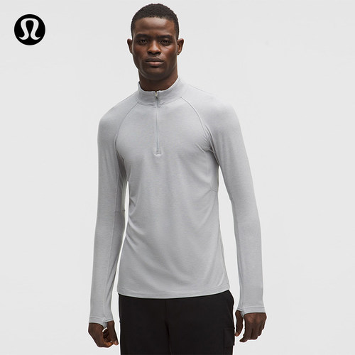 Wool-Blend 男士运动羊毛混纺半拉链打底衫丨lululemon丨LM3FUGS