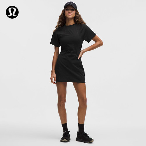 Cotton Jersey 女士短款连衣裙 速干芯吸丨lululemon丨LW1FTES
