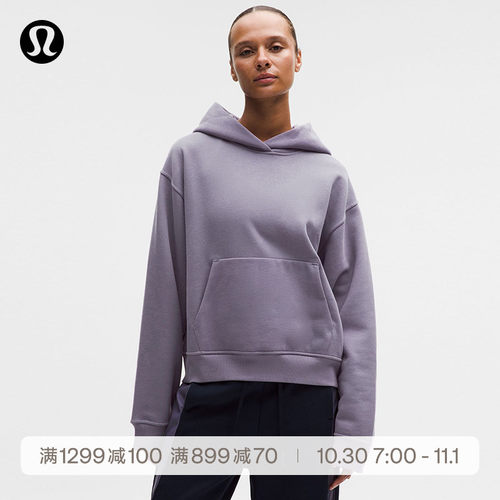 Steady State 女士超宽松款连帽卫衣*拉绒丨lululemon丨LW3KJXS