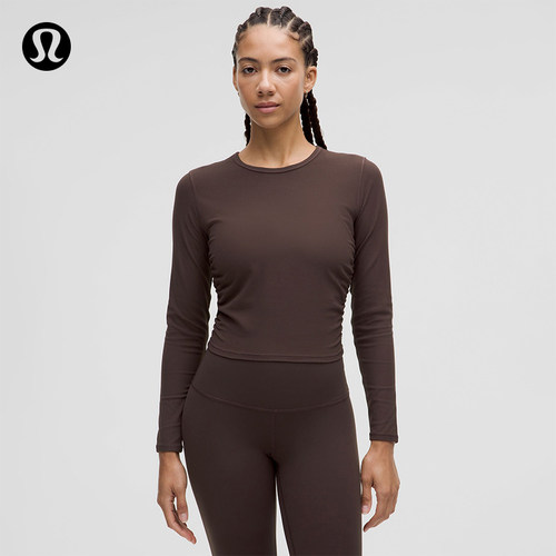 All It Takes女士运动T恤*罗纹Nulu™ 芯吸丨lululemon丨LW3GEZS