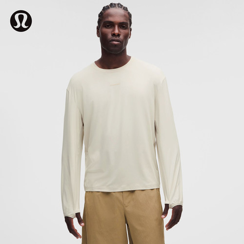 男士通风设计长袖 T 恤 防晒丨lululemon丨LM3GNPS