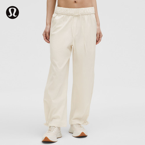 WovenAir 女士可调节裤脚高腰运动裤 丨lululemon丨LW5HTQA