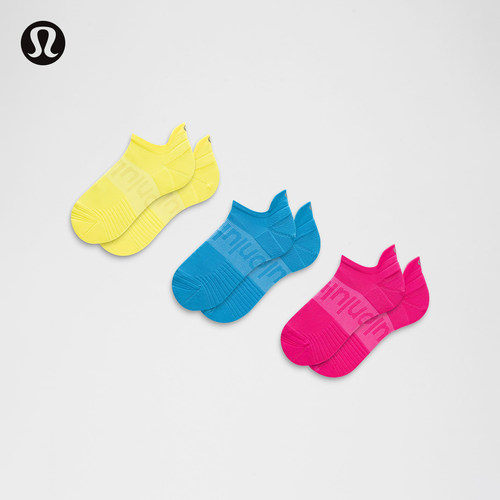 Power Stride 带提耳短袜 *3 双装丨lululemon丨LU9CLOS
