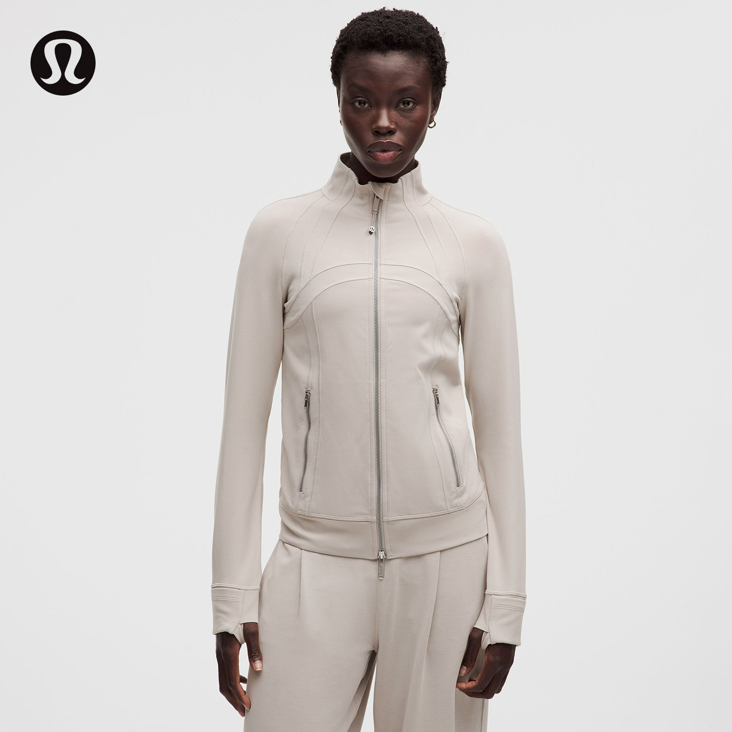 Define 女士运动夹克 *Luon™ 芯吸丨lululemon丨LW3JQ7S图片