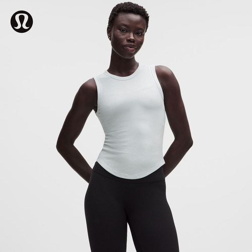 Hold Tight 女士紧身剪裁圆领背心丨lululemon丨LW1FHVS