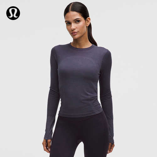Swiftly Wool 女士羊毛混纺长袖运动衫丨lululemon丨LW3JI4S