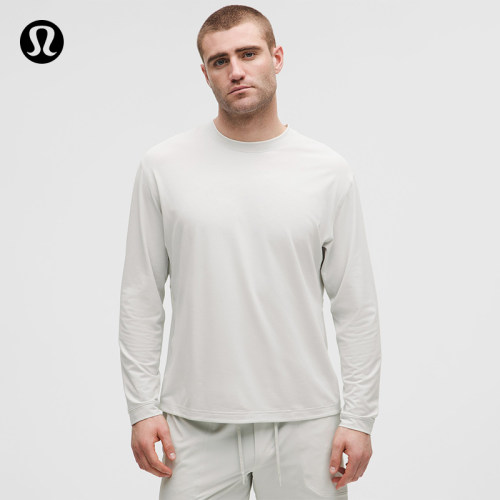 EasySet™ 男士训练长袖 T 恤 速干芯吸丨lululemon丨LM3FUFS