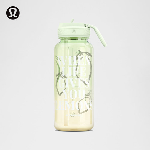 Back to Life 透明水瓶 946ml *带吸管丨lululemon丨LU9DTYS