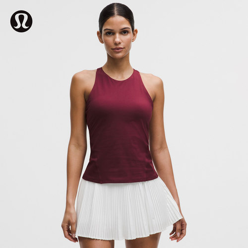 Racerback女士网球高领口工字背心 速干芯吸丨lululemon丨LW1FXPS
