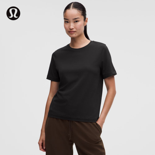 The Classic 女士经典剪裁平纹针织 T 恤丨lululemon丨LW3LC5S