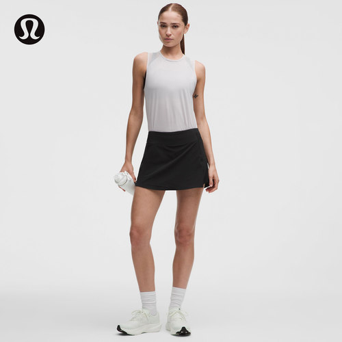 Speed Up 女士运动中腰短裙 防晒丨lululemon丨LW8ATTS