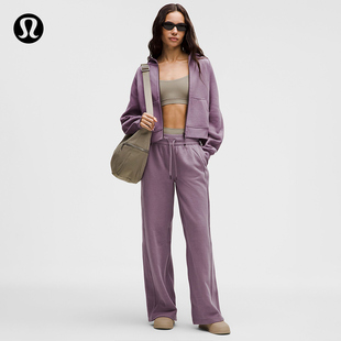 Scuba 女士中腰阔腿运动裤*拉绒*常规版型丨lululemon丨LW5GEES