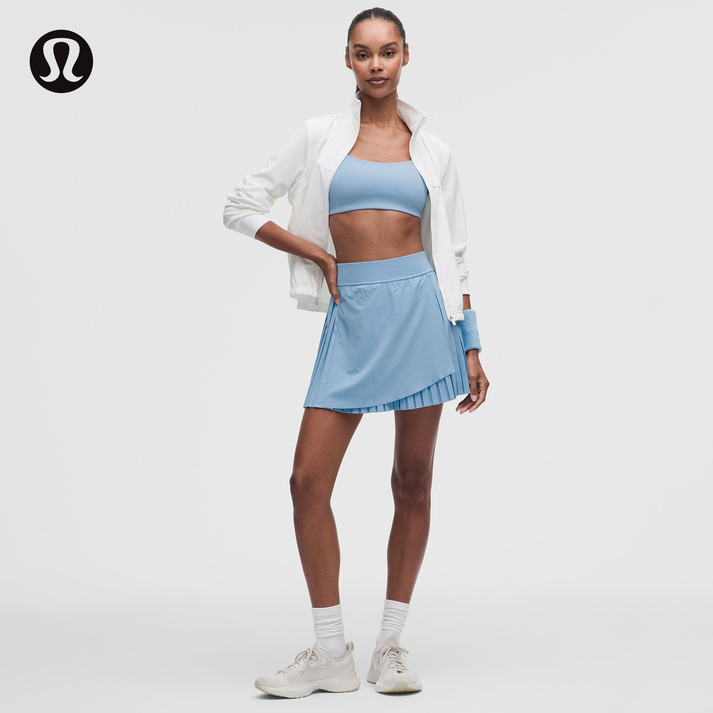 Wrap-Front 女士裹身款褶饰网球裙丨lululemon丨LW8AWIS图片