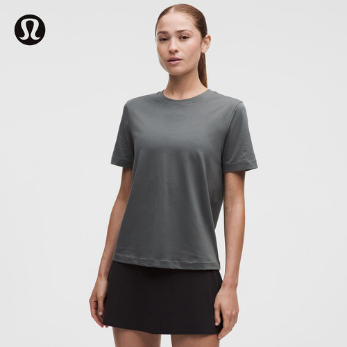 The Classic 女士经典剪裁平纹针织 T 恤丨lululemon丨LW3LC5S