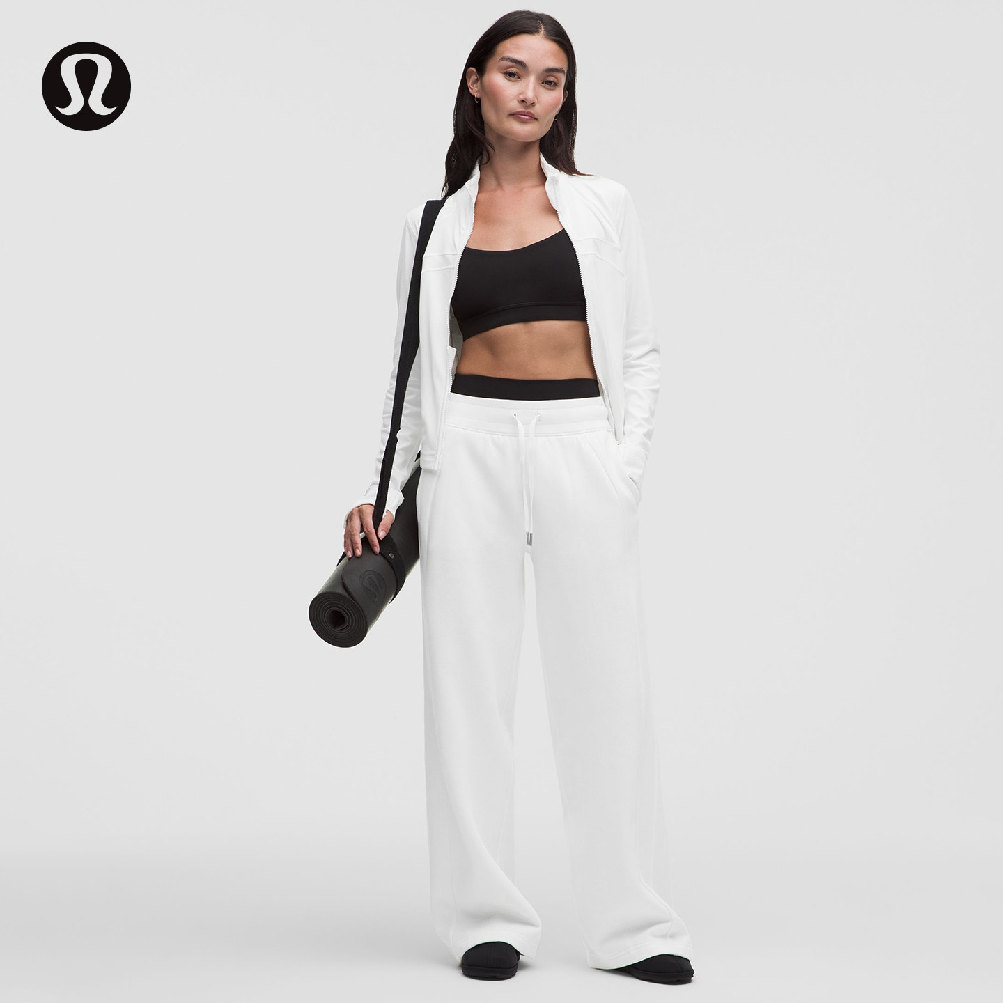 Scuba™ 女士中腰阔腿运动裤*拉绒*亚洲版型丨lululemon丨LW5IWQA