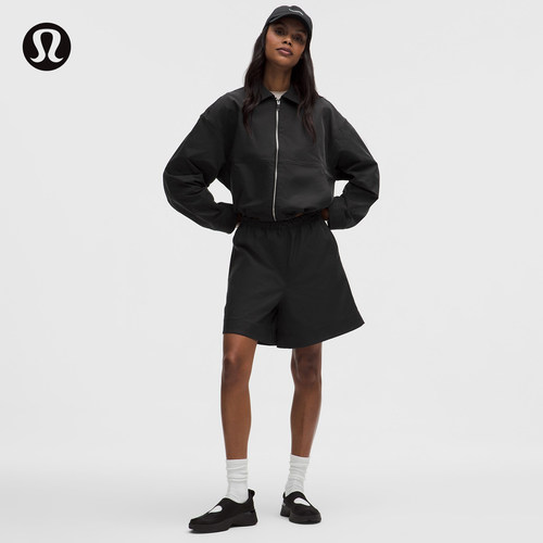 Twill 女士斜纹高腰短裤 拒水丨lululemon丨LW7DQLS