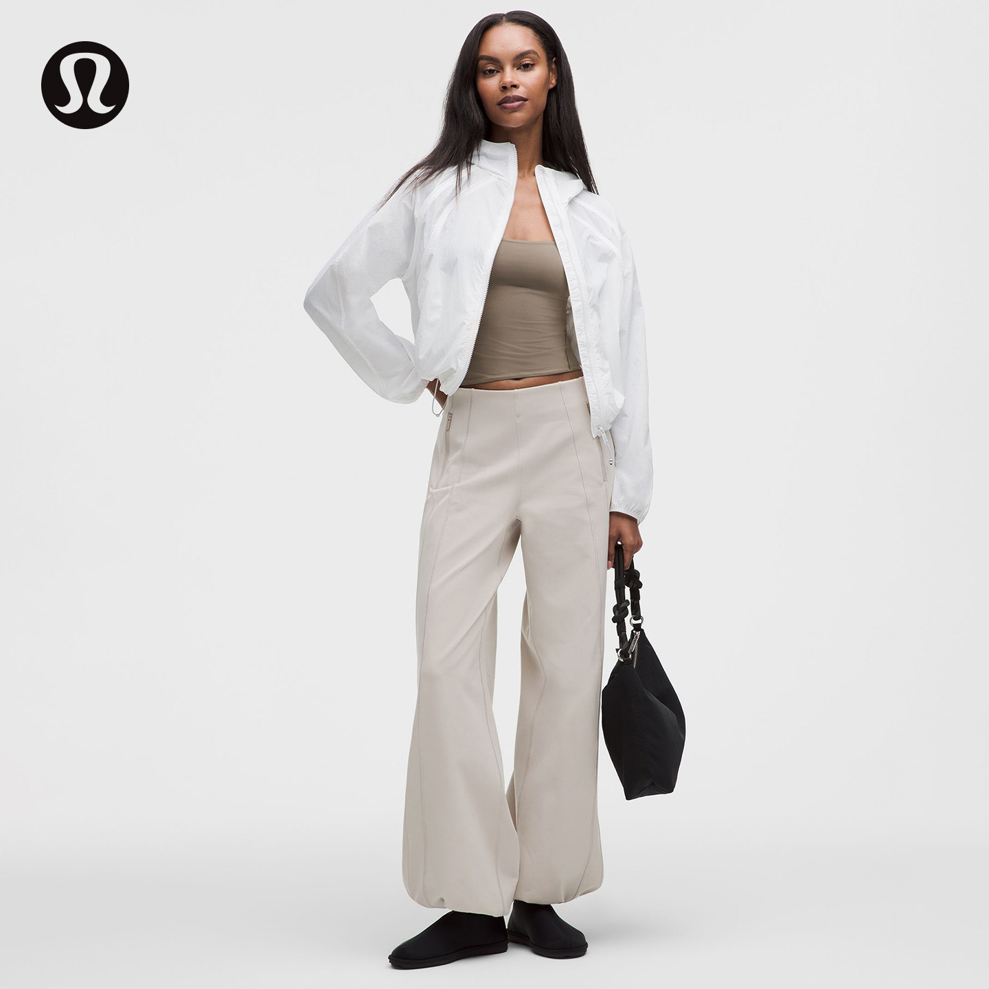 Define女士高腰阔腿裤 *Luon 芯吸*常规版型丨lululemon丨LW5IDXS图片