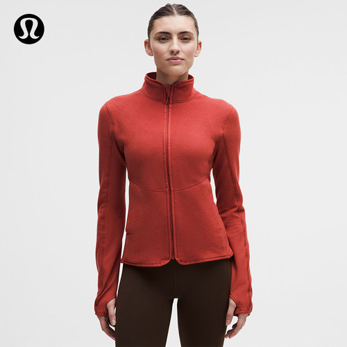 Tumbled Fleece 女士跑步拉绒夹克丨lululemon丨LW3JI8S