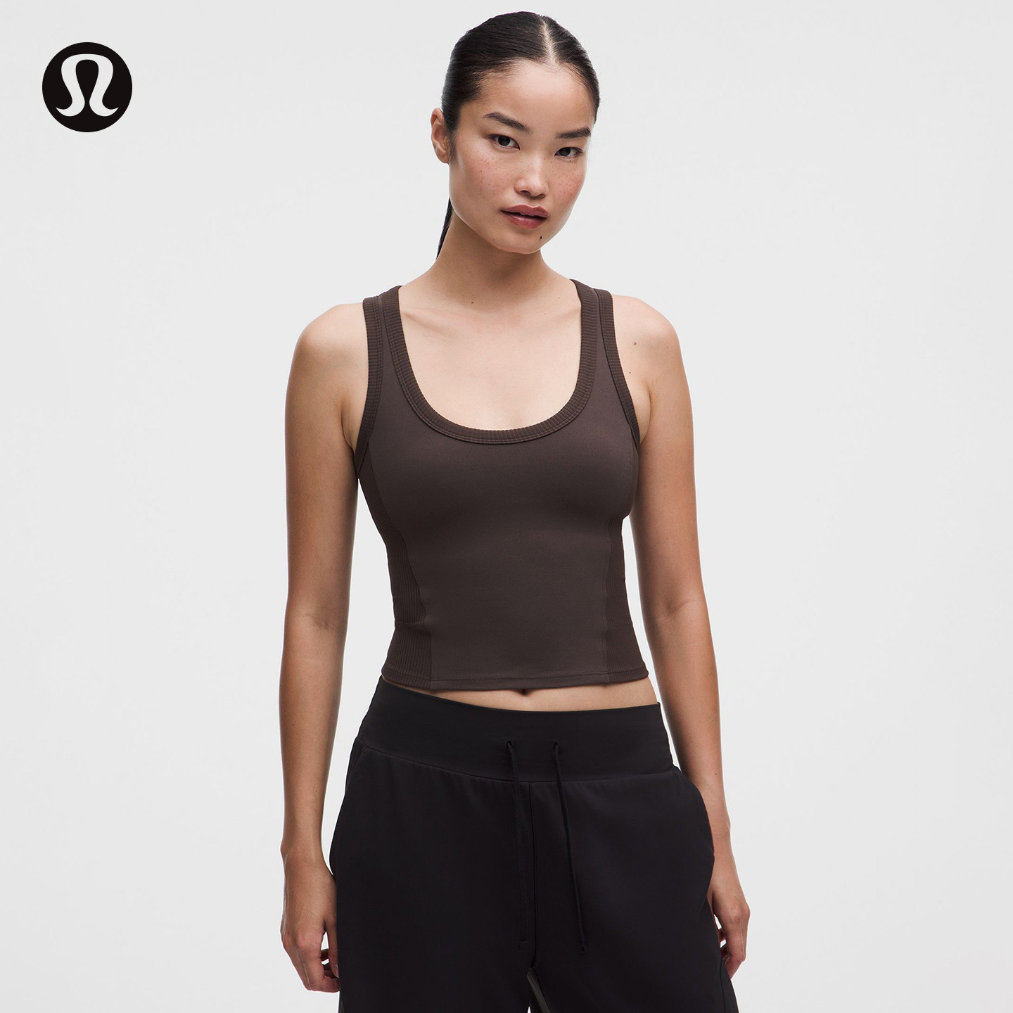 Smooth and Ribbed Nulu女士运动背心 芯吸丨lululemon丨LW1FI7S图片