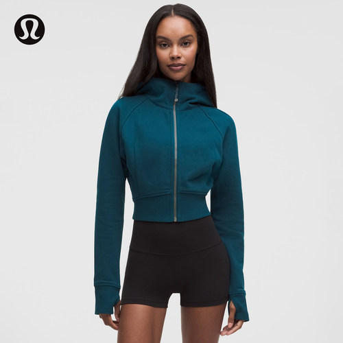Scuba™ 女士短款拉链连帽衫丨lululemon丨LW3LAGS