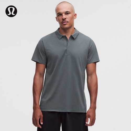 Luxtreme 男士前拉链休闲Polo衫短袖丨lululemon丨LM3HADS