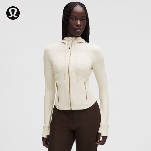 Define 女士短款连帽夹克 *Nulu™ 芯吸丨lululemon丨LW3IYVS