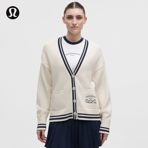 Cotton 女士网球棉混纺针织开衫丨lululemon丨LW3JV3S