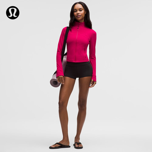 Define 女士短款夹克 *罗纹 Nulu™ 芯吸丨lululemon丨LW3HOBS