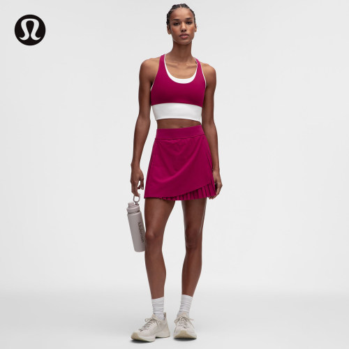 Wrap-Front 女士裹身款褶饰网球裙丨lululemon丨LW8AWIS