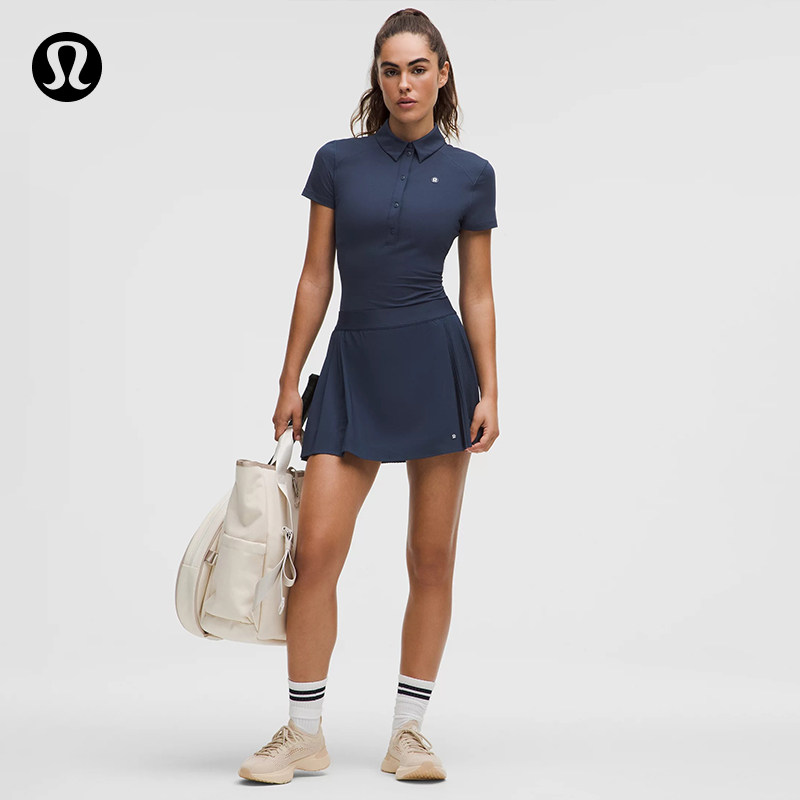 Side-Pleat 女士侧边褶饰高腰网球裙*常规款丨lululemon丨LW8AQTS图片