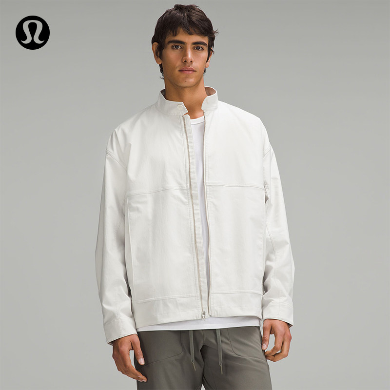 Twill 男士斜纹拉链外套 抗淋雨渗透丨lululemon丨LM3EZPS图片