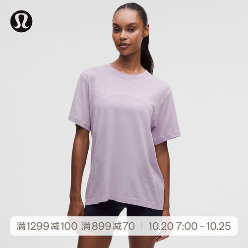Swiftly Relaxed女士运动短袖 T 恤 *徽标款丨lululemon丨LW3KHJS