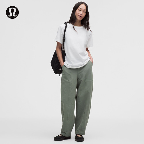 Crinkle Nylon 女士茧型长裤 拒水*亚洲版型丨lululemon丨LW5IYBA