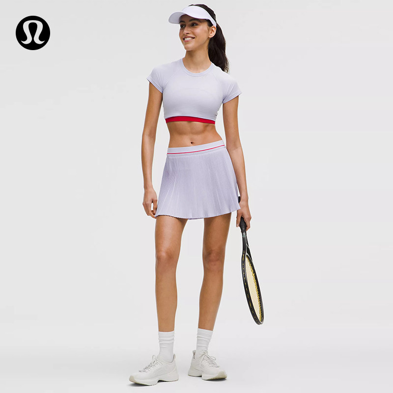 Logo-Waist 女士腰部徽标微褶网球裙丨lululemon丨LW8ARCT图片