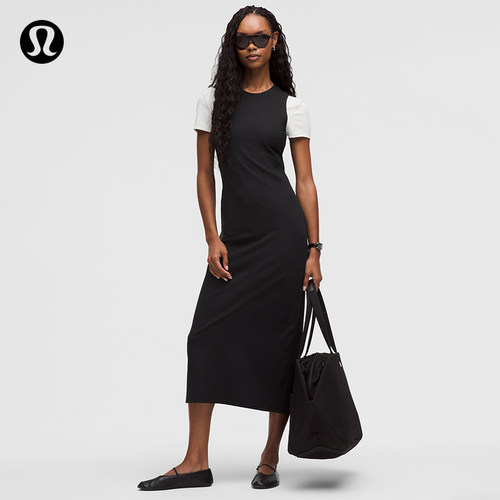 All Aligned 女士罗纹中长连衣裙 丨lululemon丨LW1EA5S