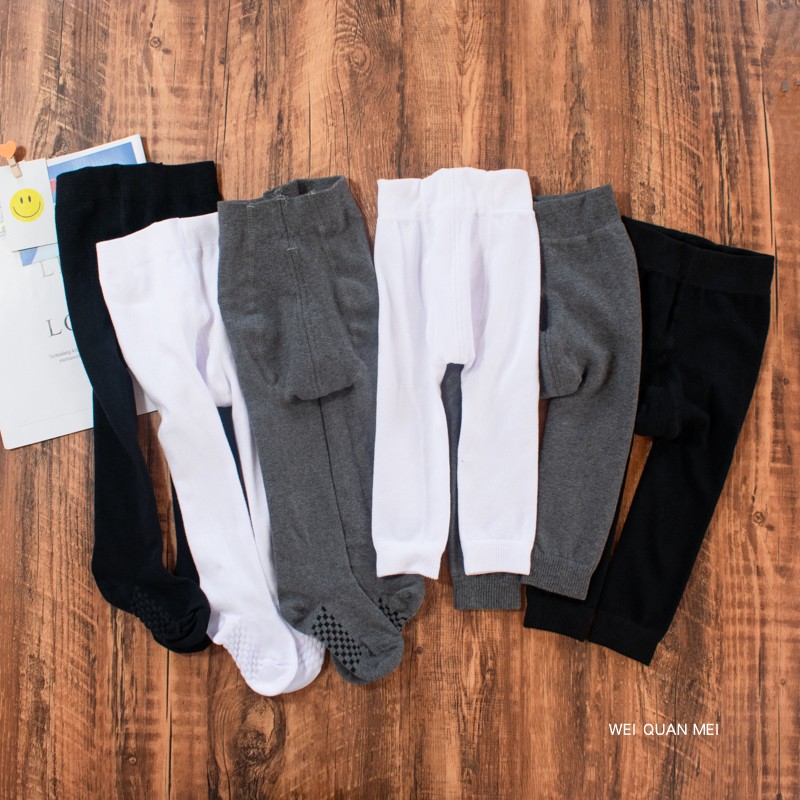 纯棉针织男女宝宝连裤袜