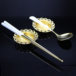 字母咒+拔一切业障根本得生净土陀罗尼 百字明不锈钢筷子 组合装