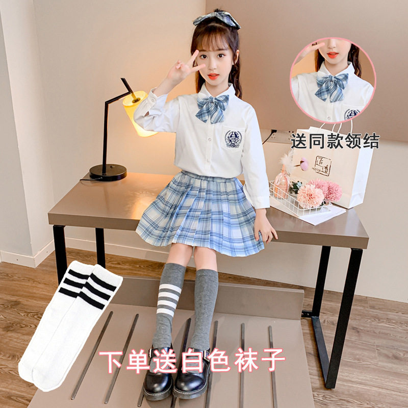 学院风女童秋装套装小学生女孩网红洋气潮流11岁儿童姐妹闺蜜装秋