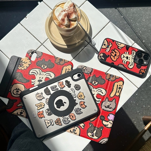 air6 mini7 11寸华为 ipadair7保护套pro Shesell「猫猫狗狗」原创Y折磁吸分离双面夹适用2025新款